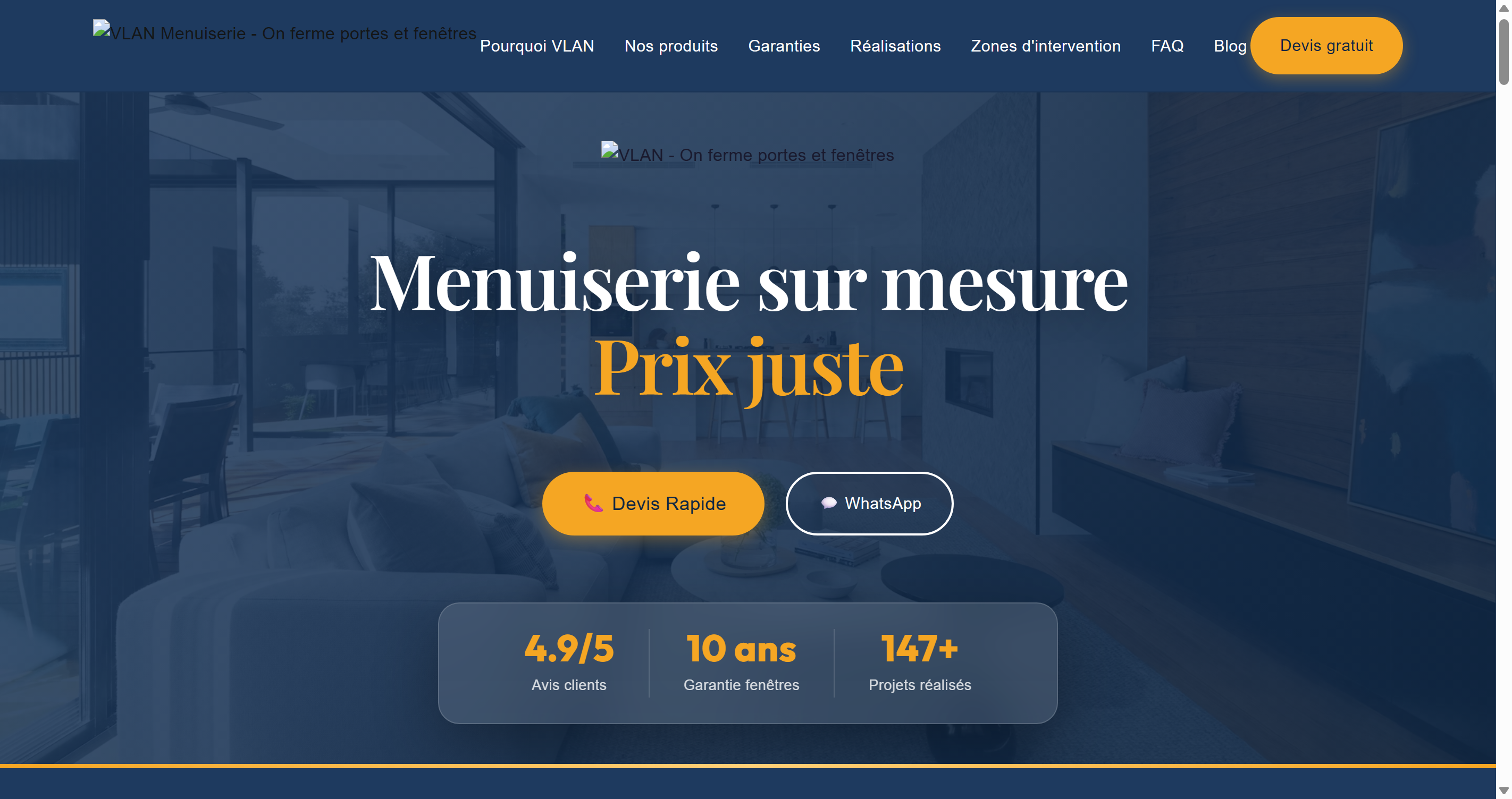 VLAN Menuiserie - site web
